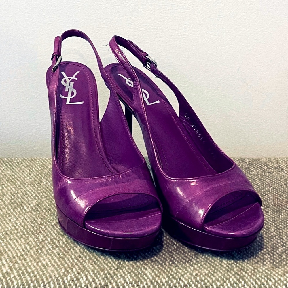 Purple YSL Heels 💜